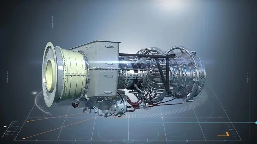 合肥三维动画展现燃气轮机内部杂乱的机械结构
